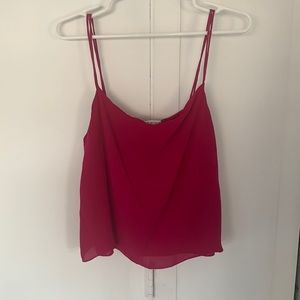 Alice + Olivia Pink Silk Camisole